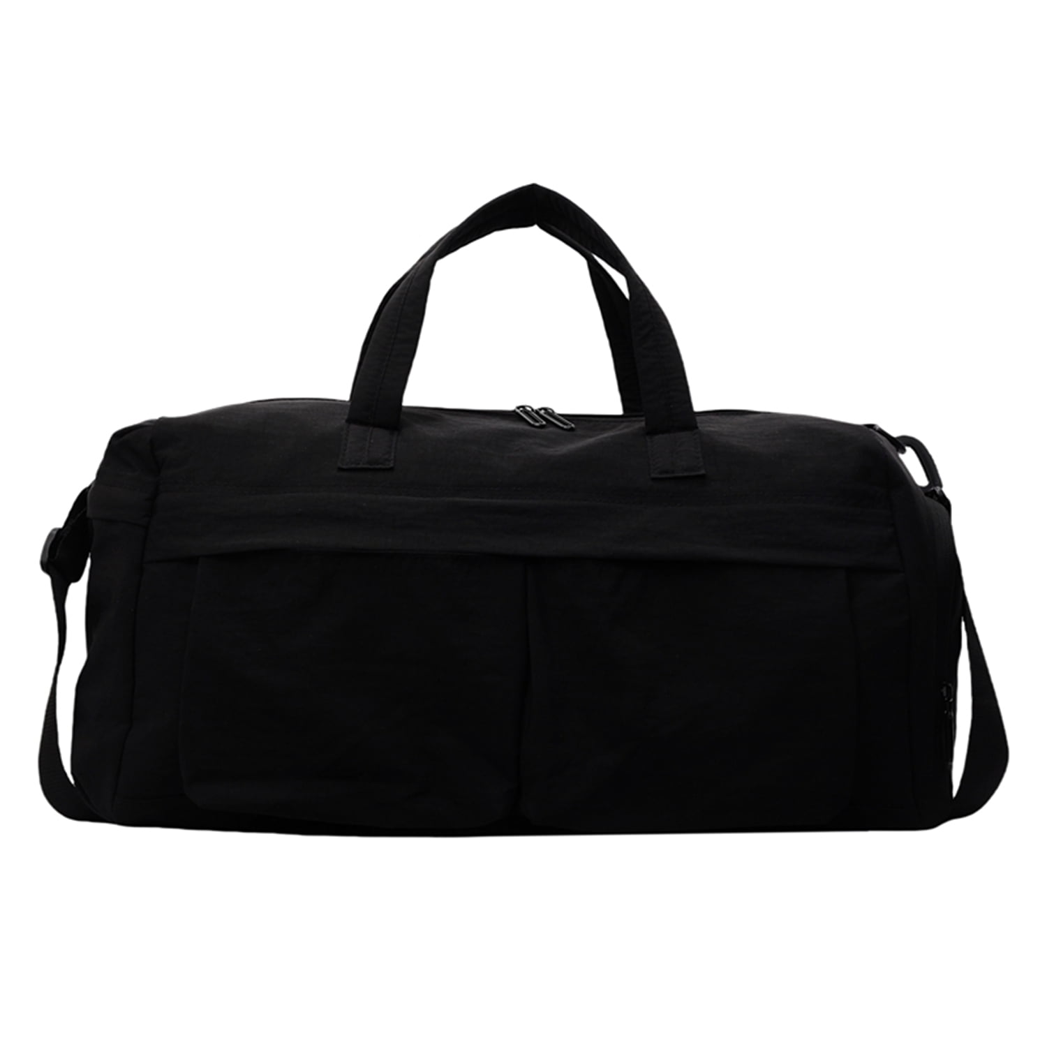 URSOFINE Travel Duffle Bag with Shoes Compartment, Overnight Weekender Bag with Wet Pocket, Small Gym Bag for Women and Men, Luggage Bag with Trolley Sleeve for Airplane