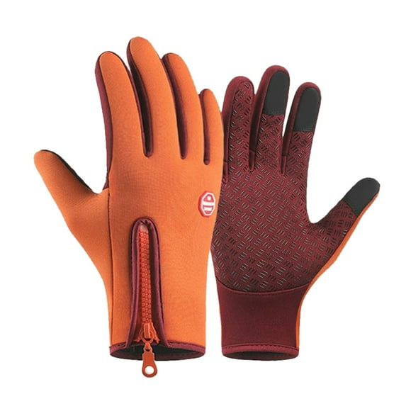URSOFINE Winter Touch Screen Warm Gloves, Outdoor Water Resistant Windproof Anti-Slip Sports Gloves for Cycling Driving Running Hiking Climbing Skiing Sports, Adjustable Size for Men and Women
