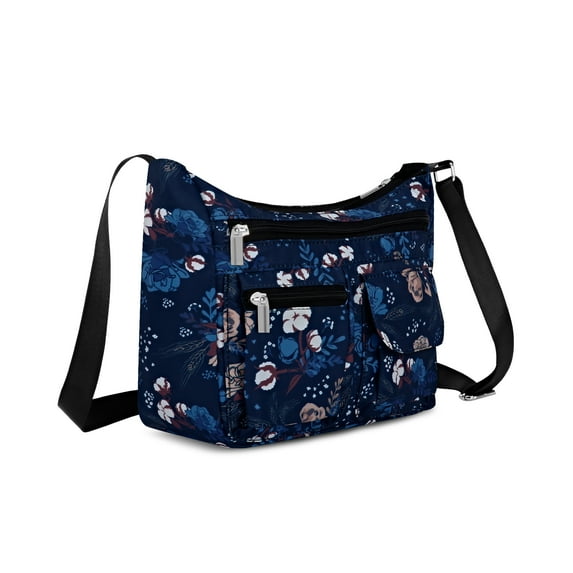 URSOFINE Women's Crossbody Bag Lightweight Ladies Travel Shoulder Messenger Bag with Adjustable Strap & Multiple Pockets Soft Across Bag Purse for Everyday Use (15+)