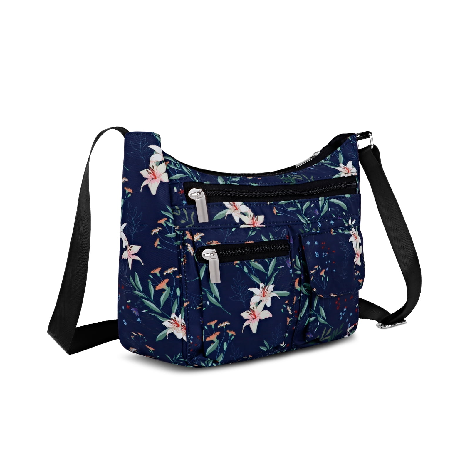 URSOFINE Women's Crossbody Bag Lightweight Ladies Travel Shoulder Messenger Bag with Adjustable Strap & Multiple Pockets Soft Across Bag Purse for Everyday Use (15+)