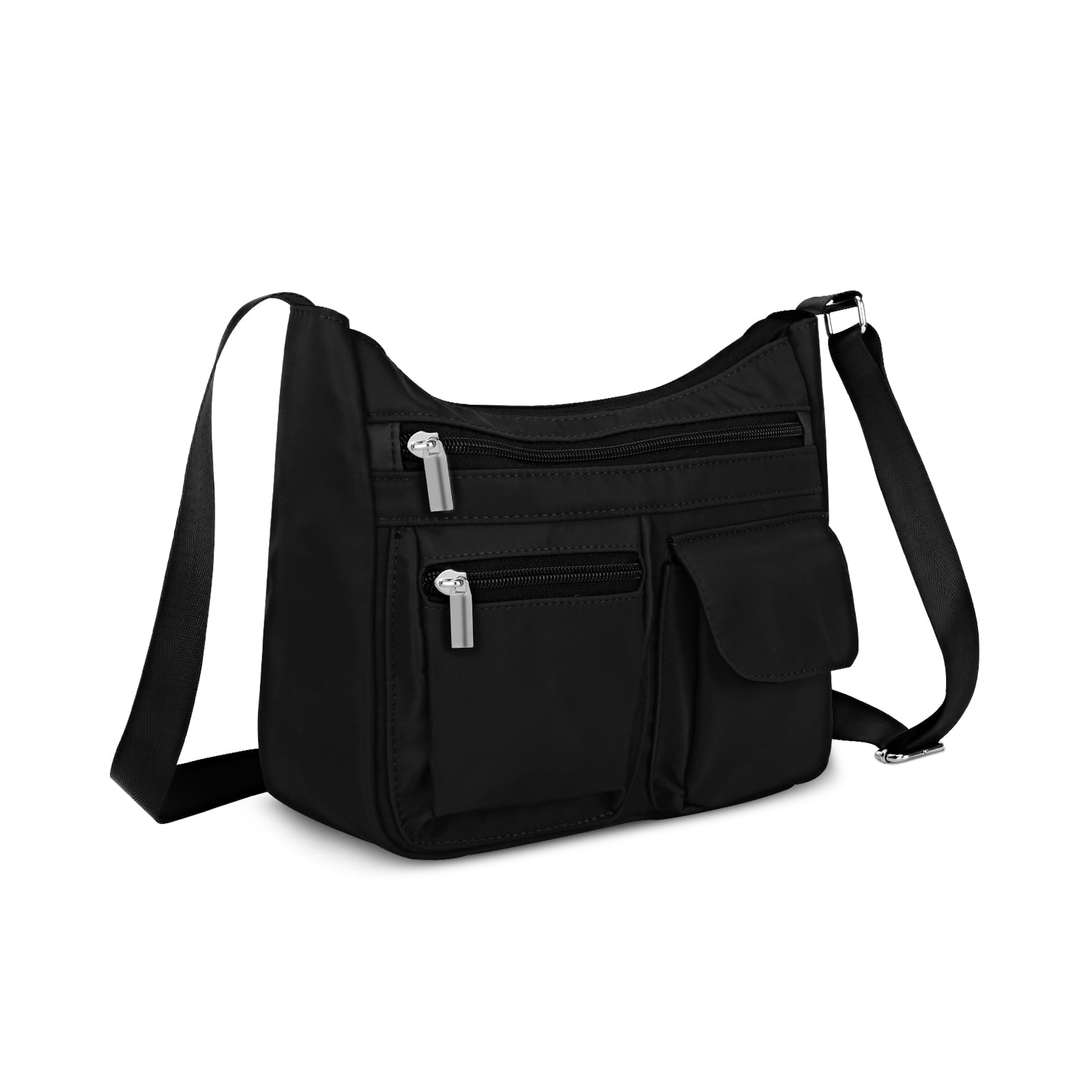 URSOFINE Women's Crossbody Bag Lightweight Ladies Travel Shoulder Messenger Bag with Adjustable Strap & Multiple Pockets Soft Across Bag Purse for Everyday Use (15+)