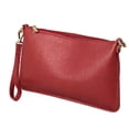 thumbnail image 1 of URSOFINE Women's Genuine Leather Crossbody Clutch - Small Convertible Wristlet Handbag with Adjustable Strap, 4 Colors, 1 of 7