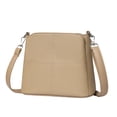 thumbnail image 1 of URSOFINE Women's Leather Crossbody Bucket Purse, Multi-Compartment Shoulder Bag with Adjustable Strap, Casual Lightweight Handbag for Daily Use, 1 of 8