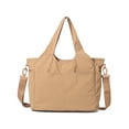 thumbnail image 1 of URSOFINE Women's Lightweight Water Repellent Oxford Tote Bag Large Capacity Multi Pocket Shoulder Crossbody Handbag Travel Commute Bag with Luggage Sleeve, 1 of 8