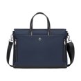 thumbnail image 1 of URSOFINE Women's Waterproof Laptop Tote Bag 16 Inch - Lightweight Nylon Work Briefcase with Luggage Strap & Multi-Compartment Organizer for Daily Commute & Travel, Navy blue, 1 of 4