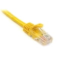 thumbnail image 1 of URT4EFN/10F4A4 - PATCH CORD CAT5E YEL 10FT SNAGLESS BOOT, 1 of 1