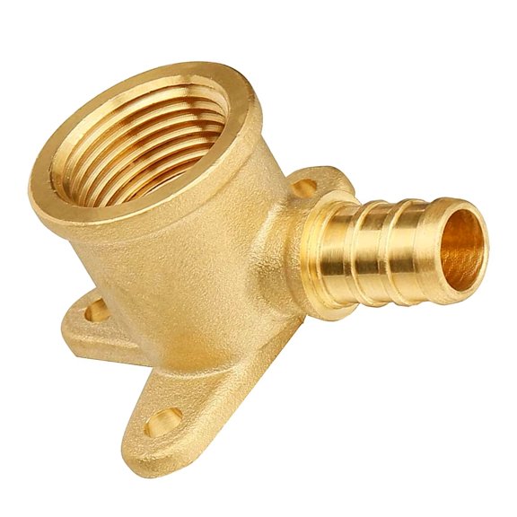 URTERYSER 1/2inch 3/4inch Drop Ear Elbow Plumbing Fitting Portable Metal Leakproof Connector Crimp Fitting Drop Ear Elbow Adapter Color A