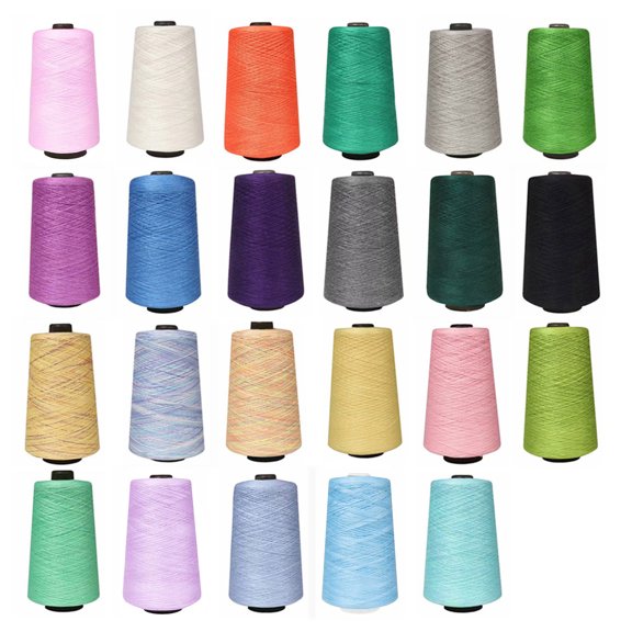 URTERYSER 1 Roll 500g Natural Silk Knitting Yarn Crochet Line Top Thread Color 3