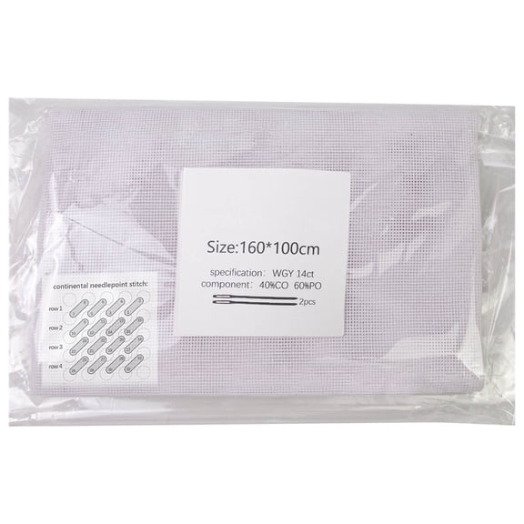 URTERYSER 14CT Canvas Sheets Needle Point Canvas Practical Meshes Sheets Needlepoint Canvas Meshes for Embroidery Crochet Projects