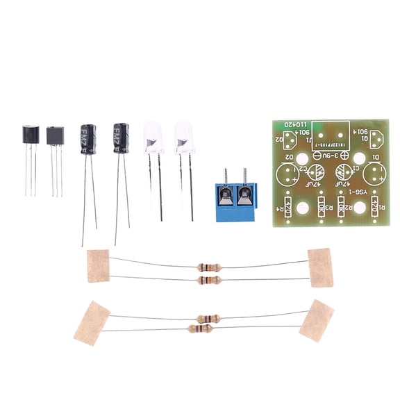 URTERYSER 1Set Electronic Making Kits Breathing Light Repair Parts Flashing Lamp Electronic Circuit Board Tool Stable Perform