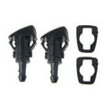 thumbnail image 1 of URTERYSER 2Pieces Auto Windshield Windscreen Sprinkler Nozzle Car Accessories for for Black, 1 of 7