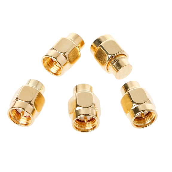 URTERYSER 5PieceS 50 Coaxial Gold plated Termination LOADS male connector