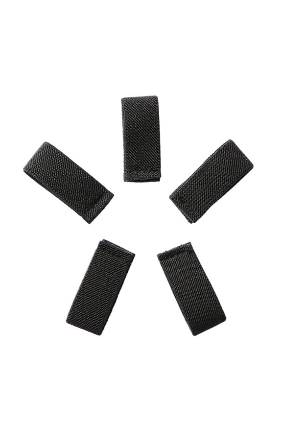 5Pieces Waist Belt Loop Adult Unisex Clothing Accessories Nylon Belt Loop for Adult Waist Belt Supplies Black