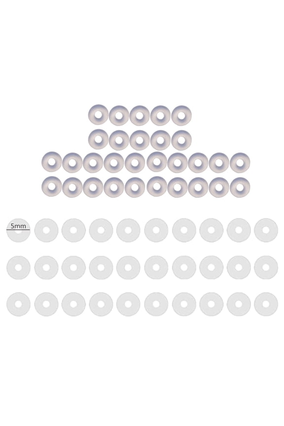 60Pieces Silicone Healing Pull Piercing Discs for Piercing Bump 3/5/7/9mm Clear Disc Pads Earlobe Support Patches
