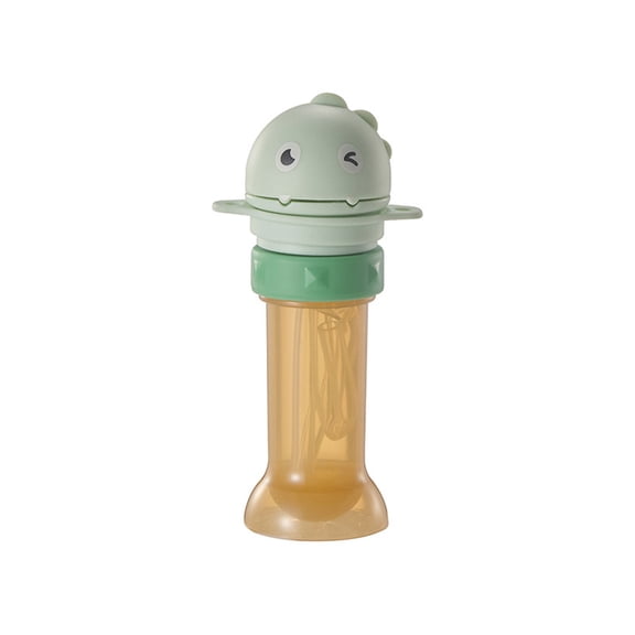 URTERYSER Baby Straw Water Bottle with Straw Portable Bottle Cover Sip Straw Lid Spillproof Bottle Adapter for Toddlers Green