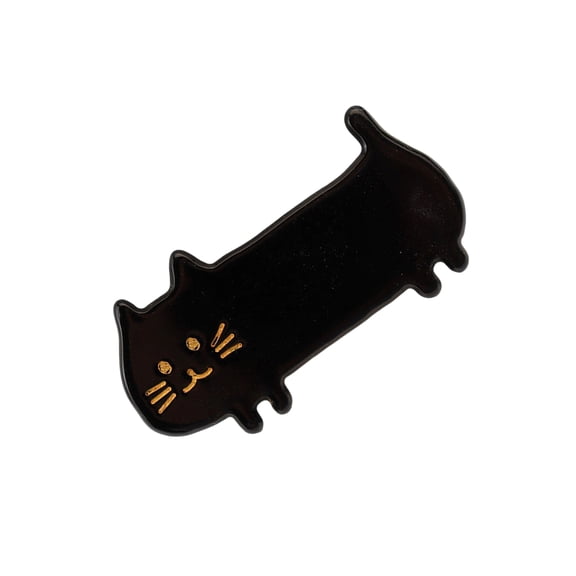 URTERYSER Cartoon Cats Hair Clip Elegant Designs Adds Playfulness Suitable For Various Hairstyles Practical Gentle On Hair Black