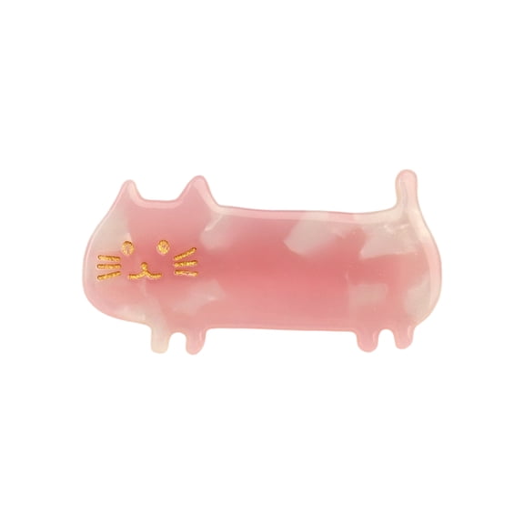 URTERYSER Cartoon Cats Hair Clip Elegant Designs Adds Playfulness Suitable For Various Hairstyles Practical Gentle On Hair Pink