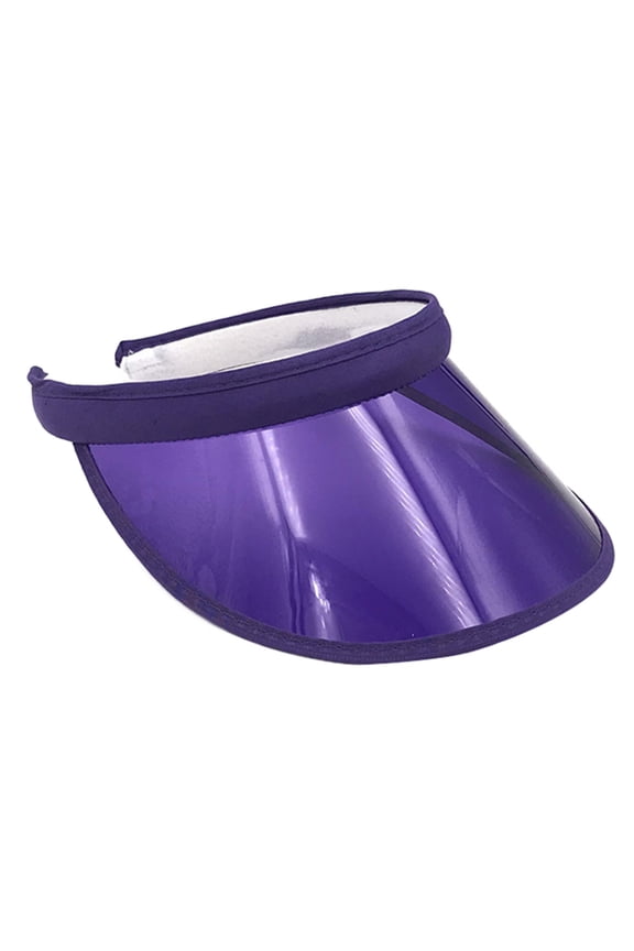 Clear Visors Clear Colored SunVisor Protections Women Visors Hat Women SunHat SunVisor Visors Purple