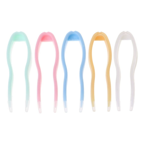 URTERYSER Contact Lens Tweezers Care Travel Clip Clamp Remover Tool Tips Random Color Kit Random