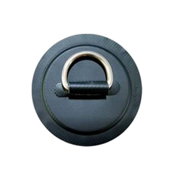 URTERYSER D-Rings Patches for Inflatable Boat Kayak Dinghy , D-Rings PVC Patches Stand Up Paddleboard Canoe Rafting Stainless Stee Black