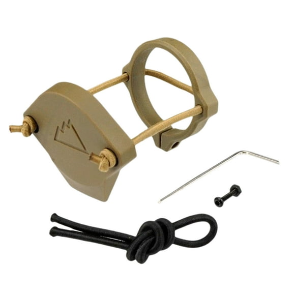 URTERYSER Flashlight Lens Protective Covers Weapons Light Front Lens Caps Protector Tactically Scope Lens Covers Sight Accessories Dark Khaki