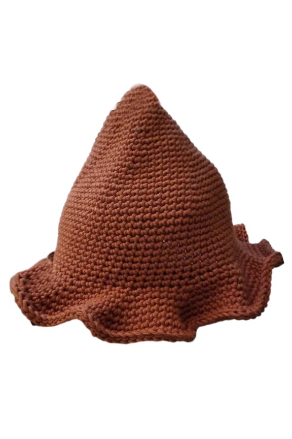 Halloween Knit Witch Hat Festival Party Hat Women Wizard Hat Unisex Witchcap Cosplay Costume Female Holiday Headdress Color 3