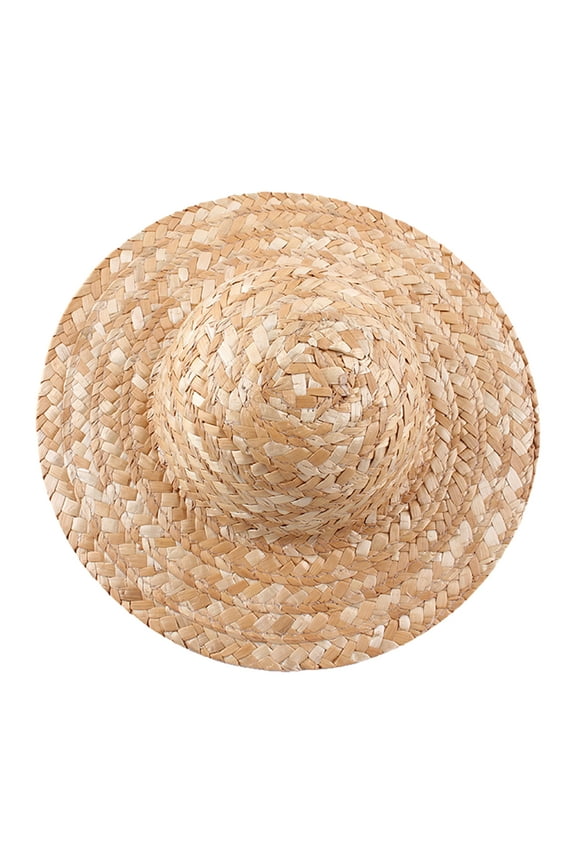 Handmade Painting Hat for Women and Men Unique Artistic Straw Hat Creative Art Decoration Multiple Size