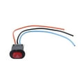 thumbnail image 1 of URTERYSER Motorcycle Switch Hazard Light Switch Button Double h arning Lamp Signal her ith 3 ires, 1 of 7