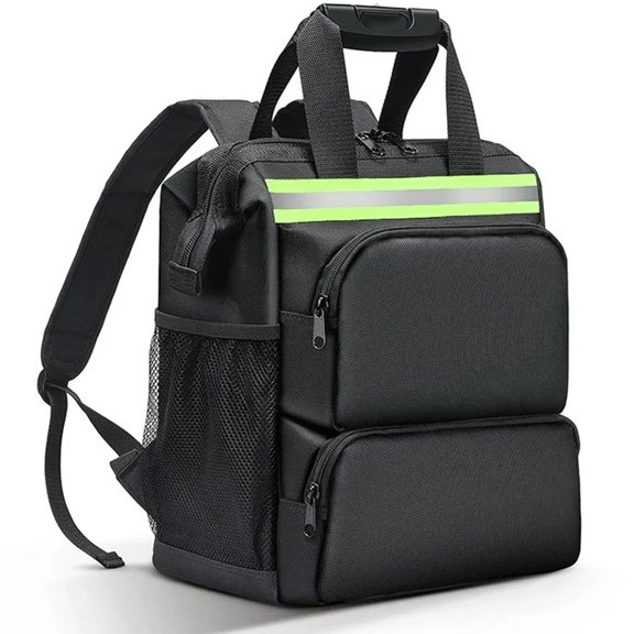 URTERYSER Oxford Cloth Electrician Tool Backpack Multifunctional Large Capacity Shoulder Bag for Appliance Repair and Maintenance