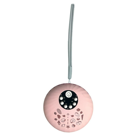 URTERYSER Portable White Noise Machine Aid with Night Light Easy to Use Baby Sound Machine for Sleep Improvement Pink