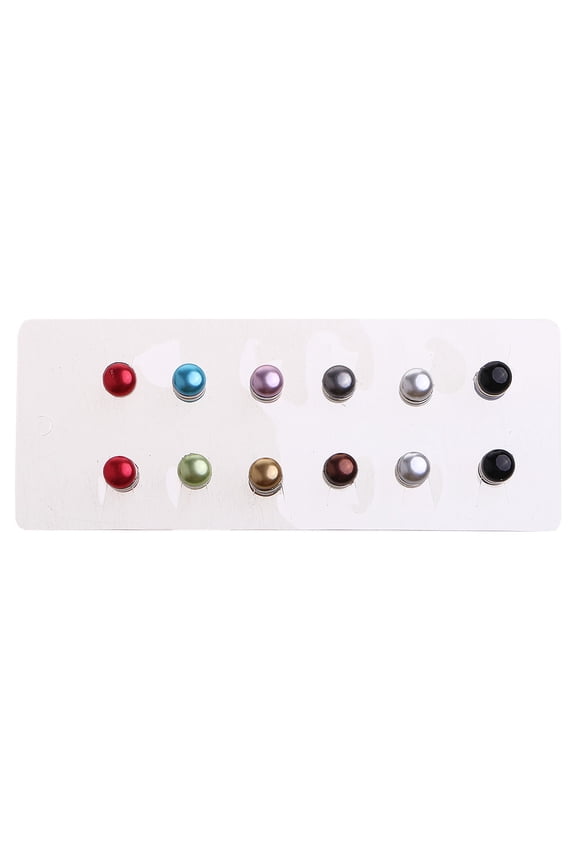 Strong Metal Plating Magnetic Hijab Clip Safe Hijab Brooch Luxury Accessory No Hole Pins Brooch Magnet for Scarf Mixed Color