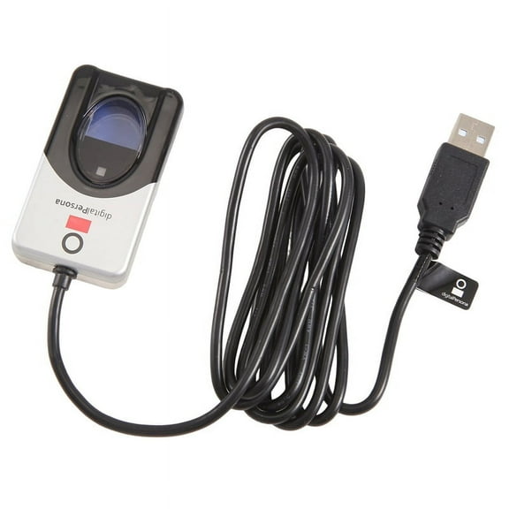 URU4500 HD Fingerprint Meter USB Fingerprint Recognizer No Software Required Fingerprint Meter for Bank,1 Set x Fingerprint Reader (With Cable)