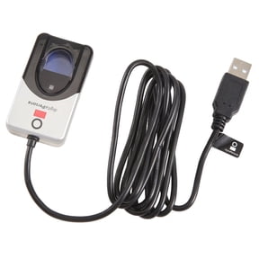 URU4500 HD Fingerprint Meter USB Fingerprint Recognizer No Software Required Fingerprint Meter for Bank,1 Set x Fingerprint Reader (With Cable)