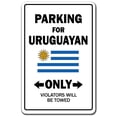 thumbnail image 1 of URUGUAYAN Parking Decal uruguay south america | Indoor/Outdoor | 7" Tall, 1 of 4