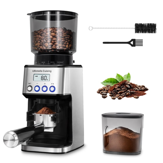Hopper Machine Valves URintells Cuising Electric Conical Burr Coffee Grinder,51 Grind ...