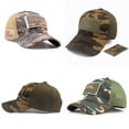 thumbnail image 1 of US 1 American Flag Hat Tactical Army Detachable Patch Mesh Camo Baseball Cap, 1 of 5