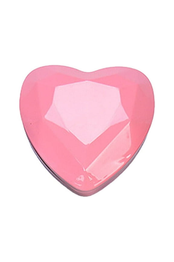 US 1-2 Diamond Ring Box LED Light Velvet Jewelry Gift Wedding Proposal Organizer