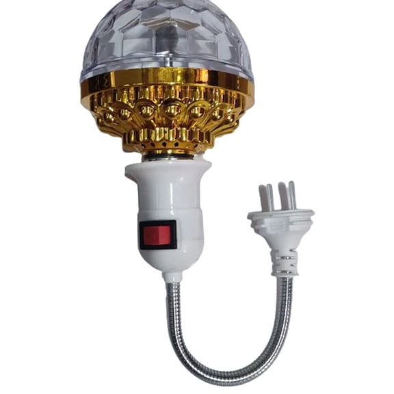 US 1 Pack Colorful Rotating Magic Ball Light Colorful DJ Party Bulb Sockets