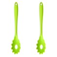 thumbnail image 1 of US 1 Pack Silicone Pasta Fork Heat Resistant Noodle Spaghetti Server Spoon, 1 of 5