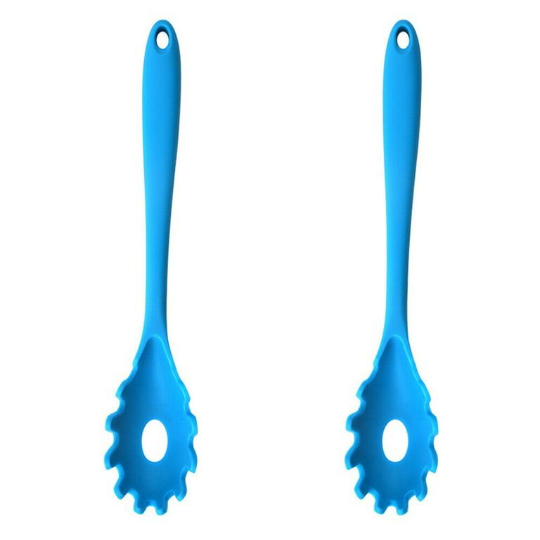 Pack of 2 Silicone Pasta Fork, Kitchen Heat Resistant Noodle Spoon