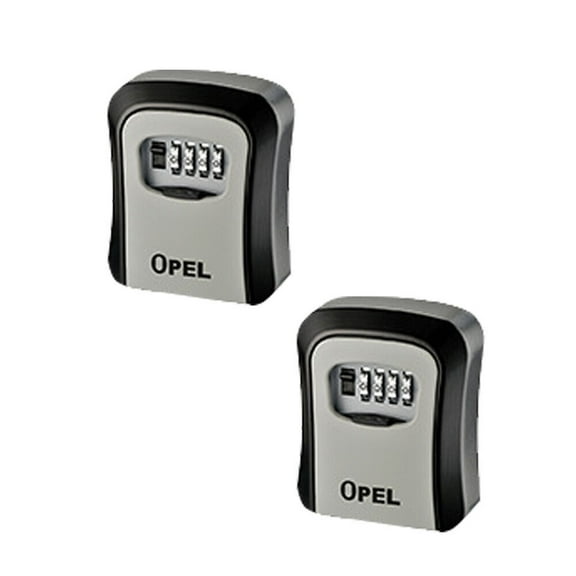 US 1-2 Packs Key Lock Box 4 Digits Combination Weatherproof Wall Mount Key Code