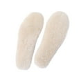 thumbnail image 1 of US 1 Pairs Thick Sheepskin Fleece Cozy Insoles Insert Slipper Boot Reline Pads, 1 of 5