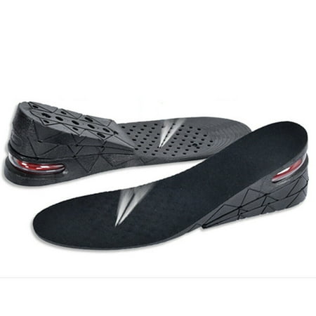 US 1 Pairs Three-Layer Shoe Insole Unisex Invisible Height Increase Insoles