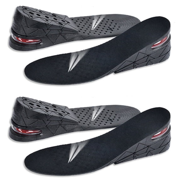 US 1 Pairs Three-Layer Shoe Insole Unisex Invisible Height Increase Insoles