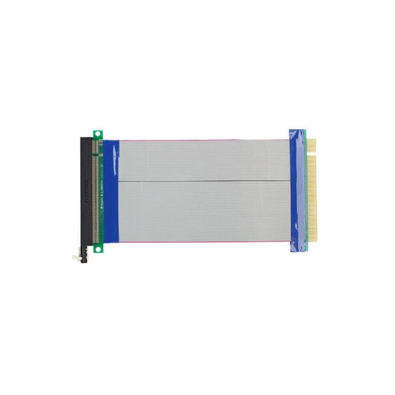 US 1-2 Pc PCI-E Express 16X-16X Power Riser Extender Card Molex IDE Ribbon Cable
