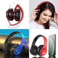 thumbnail image 1 of US 1-2 Pc Super Bass Wireless Bluetooth Headphones Foldable Stereo Earphones Mic, 1 of 12