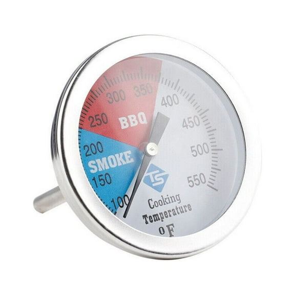 US 1-2 Pcs 2" Thermometer Grill Temperature Gauge Accurate BBQ Grill Smoker Pit