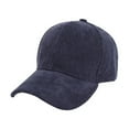 thumbnail image 1 of US 1 Pcs Cotton Corduroy Baseball Cap Classic Adjustable Plain Hat Warm Unisex, 1 of 5