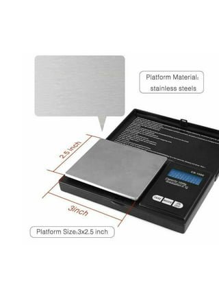Accurate Jewelry Gold Coin Food Gram Pocket Digital Scale Silver 2000g 0.1g  US