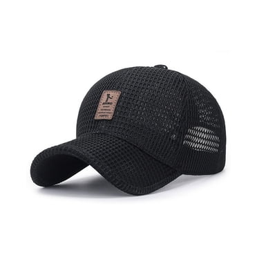 Black SECURITY Trucker Hat – Mesh Back, Adjustable Snapback, One Size Fits Most